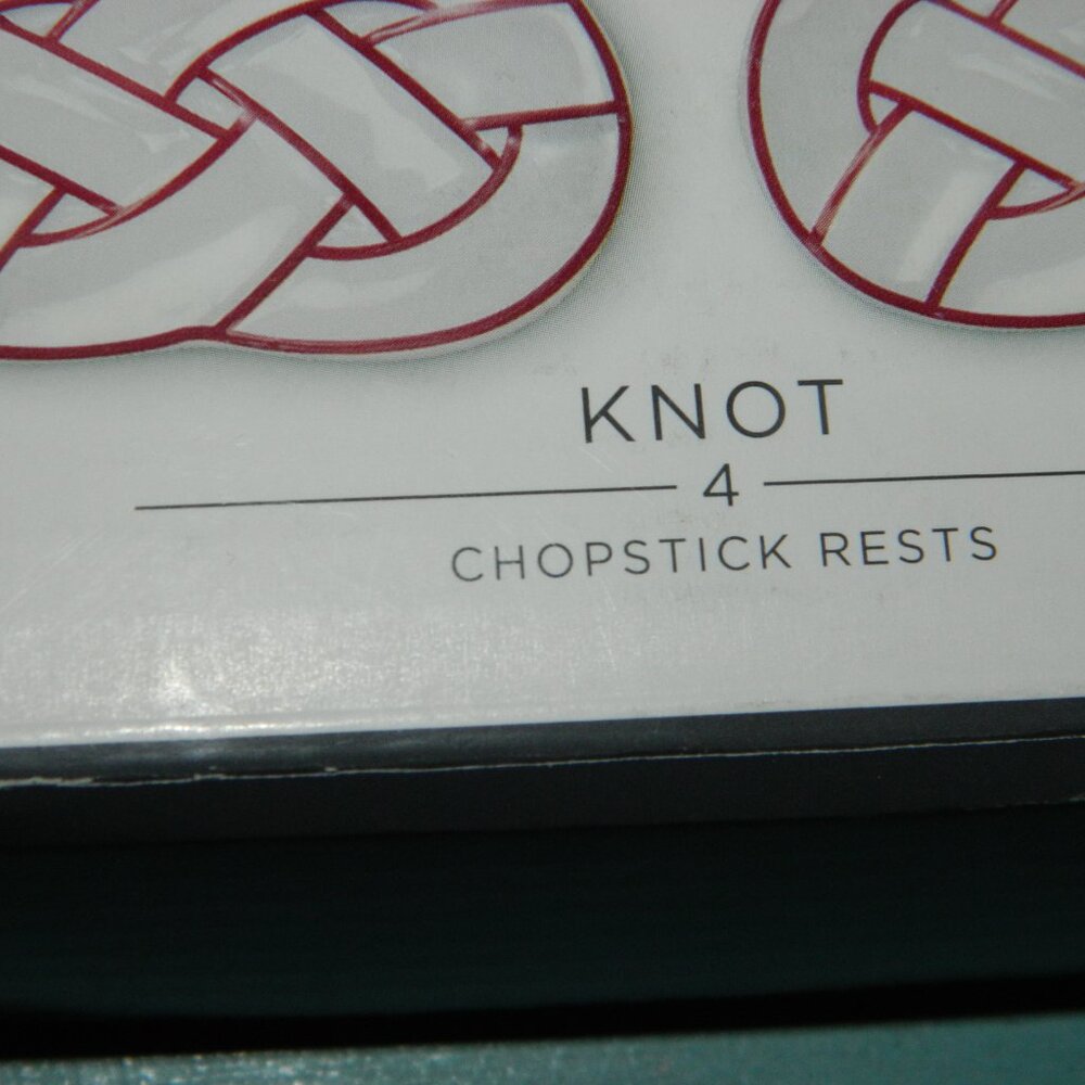 Williams Sonoma Knot Chopstick Rest Set of 4 - Picture 4 of 4